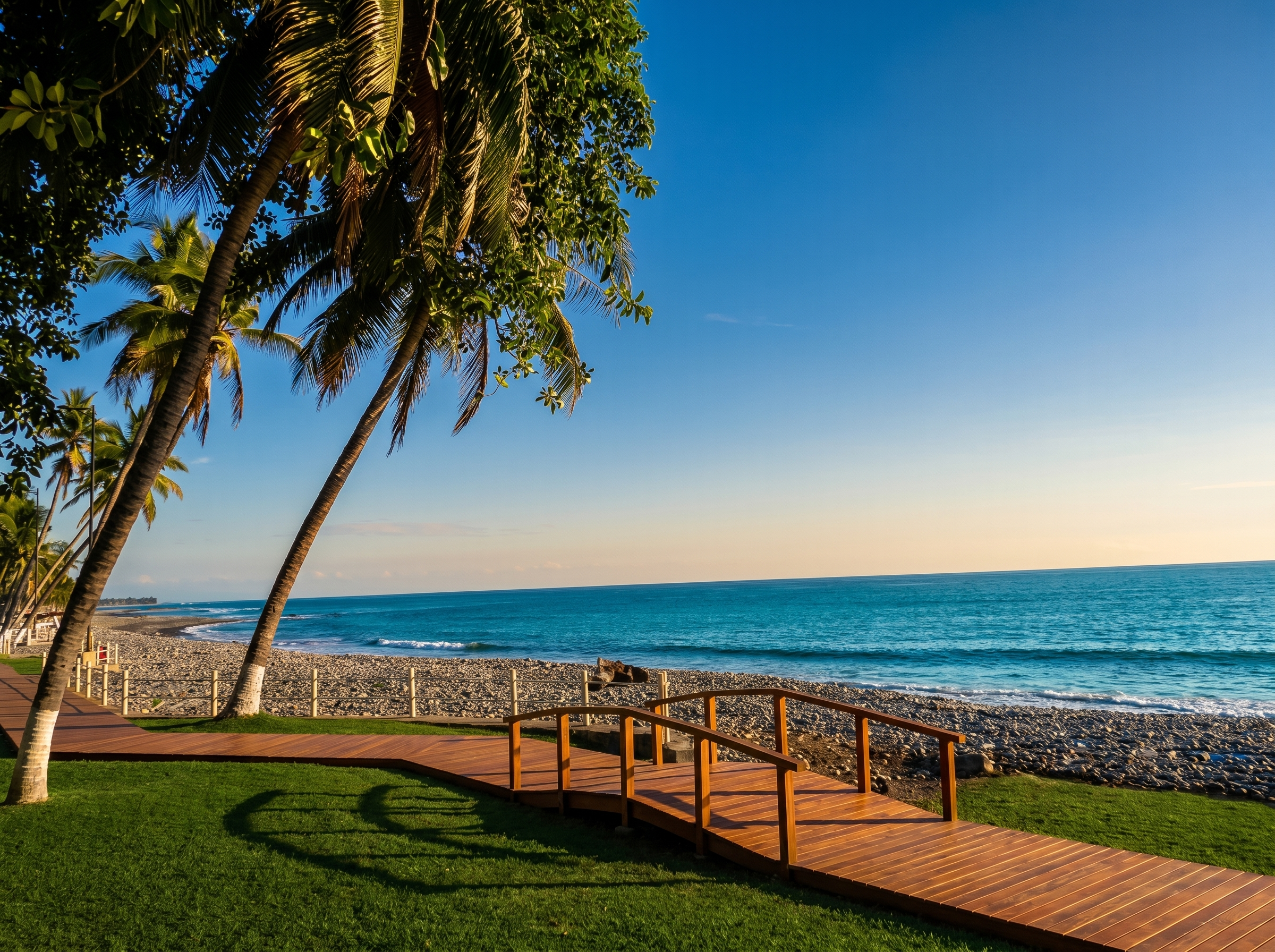 Beach Club at El Sunzal with private Pacific beach access, pool, bar and restaurant