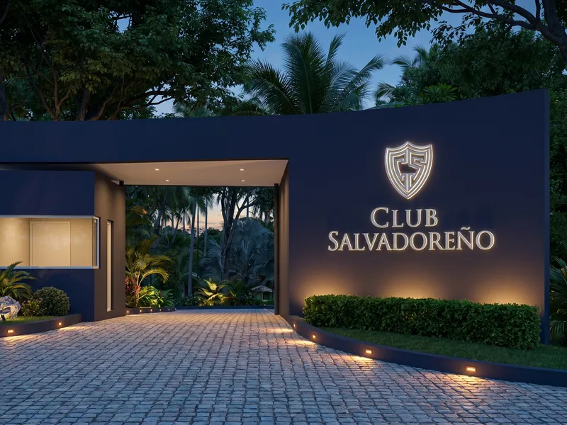 Club Salvadoreño golf course and beachfront restaurants available to El Alto residents, El Salvador